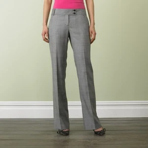 J. Crew City-fit Watson Wool Trouser Pants in Grey Plaid - Picture 1 of 12