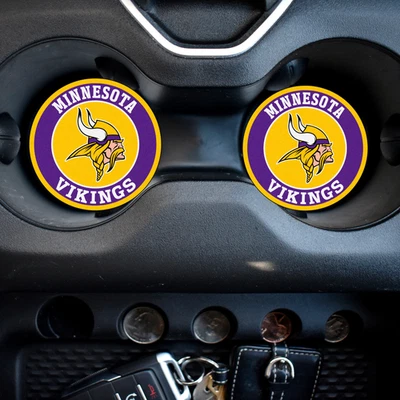 Автомобильные подстаканники Minnesota Vikings | неопреновые (резиновые) подстаканники декор - Изображение 1 из 3
