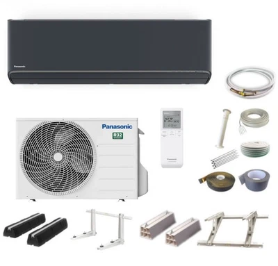 Panasonic Etherea Graphit KIT-XZ25-ZKE-H 2,5 kW mit Montageset Optional - Bild 1 von 4