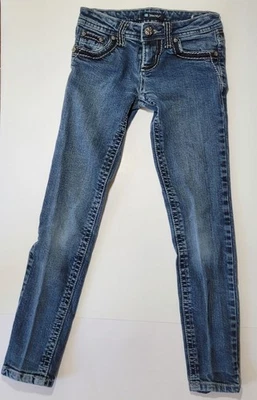 Pantalones de mezclilla Tractor para niñas talla 7 Foto 1 de 4