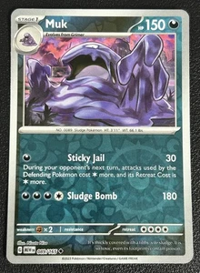 Muk 089/165 Scarlet & Violet 151 Reverse Holo Pokemon TCG Card NM - Picture 1 of 2