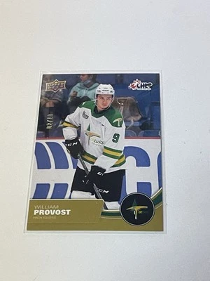 2021-22 Upper Deck CHL High Gloss #105 William Provost /10  **033869 - Image 1 of 2