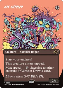 Gas Guzzler (Borderless) [Aetherdrift] Foil Near Mint - Picture 1 of 1