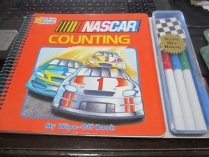 ACTIVE MINDS NASCAR COUNTING WIPE-OFF BOOK - Imagen 1 de 3