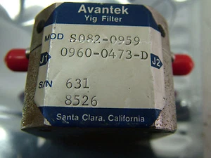 YIG S082-0959 Reemplazo de YF85-0107 Avantek totalmente probado para HP Spectrum - Imagen 1 de 12
