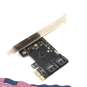 PCI-E To SATA 3.0 Adapter 2 Ports for Windows (R) XP/Server2003/Vista/7/8 - Afbeelding 1 van 12