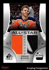 2019-20 SP Game Used '19 All Star Weekend BANNER / JERSEY RELIC Connor McDavid