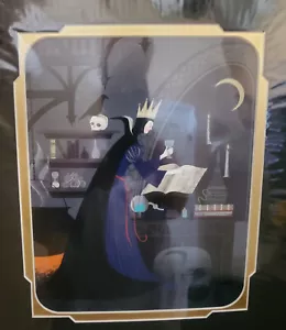 Disney Parks EVIL QUEEN Stampa Deluxe Kalda Wonderground SNow Bianco Opacato - Foto 1 di 1