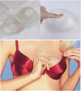 Protesi per forme seno silicone trasparente tette finte concave triangolari - Foto 1 di 7