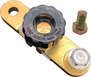 Side Post Battery Disconnect Switch, Battery Master Switch Isolator for Power Di - Foto 1 di 4