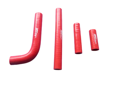 Red Silicone Radiator Hose For 2001-2005 YAMAHA YZ250F / 2001-2006 WR250F - Image 1 of 4