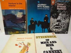 Lot Of 5 Vintage Penguin Paperbacks - Van Der Post - Steinbeck - Sagan - Imagen 1 de 15