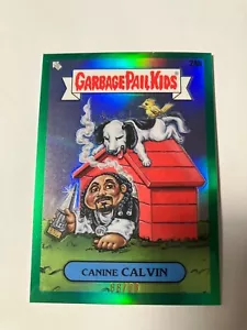 Canine Calvin (Snoop Dogg) GPK Garbage Pail Kids Topps Chrome /99 Refractor - Picture 1 of 6