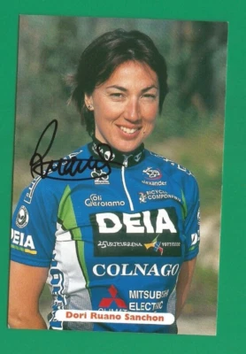 CYCLISME carte cycliste DORI RUANO SANCHON équipe DEIA PRAGMA Conalgo Signée - Photo 1/2