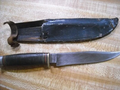 De colección. Cuchillo y funda de hoja fija William Rodgers Cut-My-Way Foto 1 de 4