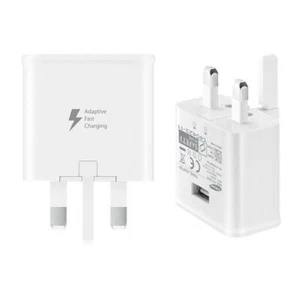 Genuine Samsung Galaxy S6,S7,Note Adapter Fast Charger, Free USB-C Micro & USB  - Picture 1 of 9
