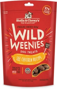 11.5oz Stella & Chewy's Freeze-Dried Raw Wild Weenies Chicken Recipe - Picture 1 of 6