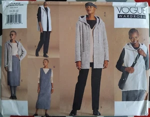 Vogue Wardrobe 2327 Jacket Vest Jumper Tunic Top Skirt & Pants Uncut FF 18-20-22 - Picture 1 of 4