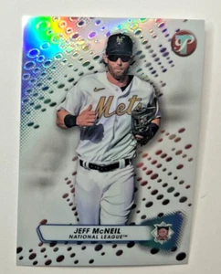 2023 Topps Prestine JEFF MCNEIL REFRACTOR #290 Mets - Foto 1 di 2