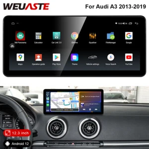 For Audi A3 2013-2019 12.3'' Android Car GPS 2+32G Radio Player Wireless Carplay - Foto 1 di 12