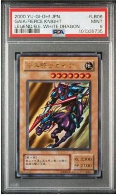 PSA9 Gaia The Fierce Knight Yu-Gi-Oh! Japanese - Image 1 of 2