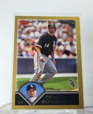 Paul Konerko Chicago White Sox 2003 Topps Gold #523 Ser. #d /2003 - Image 1 of 2