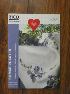 Rico Design Summer Garden Cross Stitch Booklet - Picture 1 of 10