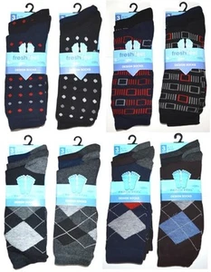 Mens Ankle Socks 3x 6x 12x pair Cotton Mix Patterned Work Size Size 6-11 (A114) - Picture 1 of 4