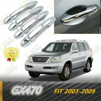 Tapicería de manija de puerta cromada para espejo retrovisor Lexus GX470 2003-2009 EE. UU. Foto 1 de 4