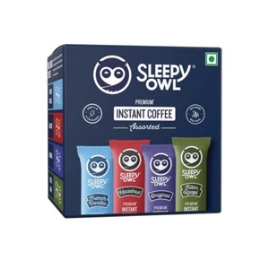 Sleepy Owl Premium Instantkaffeebeutel | 96 gm - 48er-Pack verschiedene Kaffee - Bild 1 von 5
