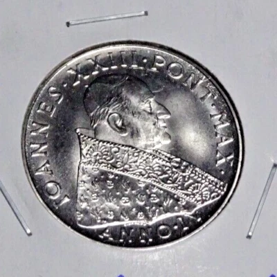 VATICAN CITY 1962 50 LIRE BU UNCIRCULATED OR BETTER "U-GRADE" POPE JOHN XXIII #2 - Image 1 of 2