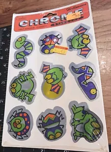 Vintage Aufkleber, CHROM HALLOWEEN, CRITTERS, Paket, 2 Blatt, (stk5 Bx) - Bild 1 von 6