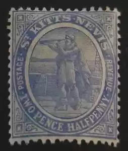 St. Kitts Nevis: 1905 -1918 Columbus & Medicinal Spring -.. (Collectible Stamp). - Picture 1 of 1
