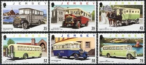 Maglia 2008, Trasporto in Maglia: Set Autobus (II) MNH, Mi 1342-47 - Foto 1 di 1