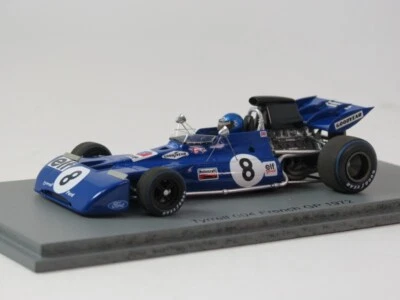 Spark Tyrrell 004 #8 Patrick Depailler French GP 1972 1/43 S7219 - Immagine 1 di 4
