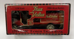 Vintage 2001 Ertl "True Value - 1919 GMC Tanker Truck" 1/30th Diecast Bank - Picture 1 of 6