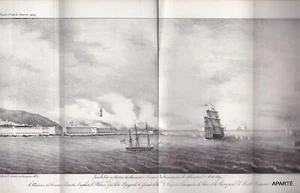 BIANCHI RELATION rade Alger vaisseau Provence 1830 marine - Imagen 1 de 3