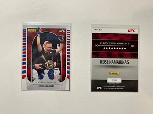 ROSE NAMAJUNAS 2022 Panini Instant UFC Crowning Moment 1/700 Club Card #CM1 - Picture 1 of 4