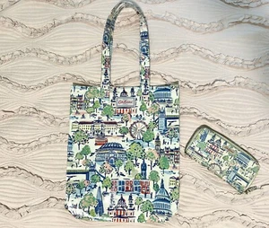 Cath Kidston Long Wallet London Landmarks View Coated Canvas Tote & Wallet - Bild 1 von 10