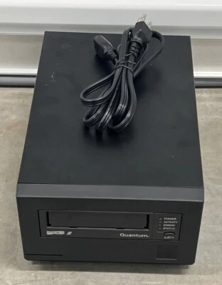 QUANTUM CL1002 TE3200-502 Quantum 200/400GB EXTERNAL LVD Tape Drive TE3200 ug210 - Image 1 of 4