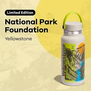 Botella de agua aislada Hydro Flask 32 oz Wide Flex Cap - Yellowstone - Imagen 1 de 12