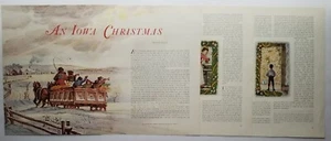 An IOWA Christmas               1957 American Heritage Article and Illustrations - Picture 1 of 5