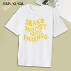 T-shirt for women, trendy feminine simple round neck t-shirt for