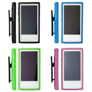 Soft Gel Case Rubber Cover Belt Clip Holder For iPod Nano 7th Generation J8M2 - Picture 1 of 10