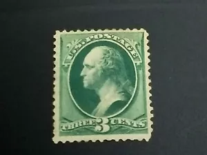 KAPPYSSTAMPS UNITED STATES #147 1870 3C WASHINGTON BANKNOTE ISSUES UNUSED GS0957 - Picture 1 of 1