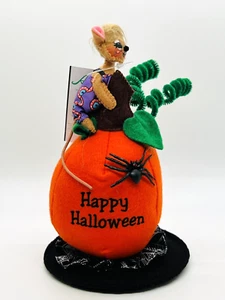 Muñecas Annalee 8" Happy Halloween 3 pulgadas ratón sobre calabaza 310120 otoño regalo 2020 - Imagen 1 de 10