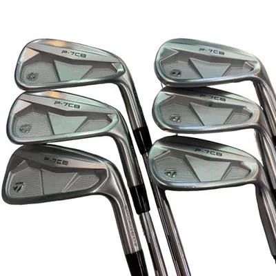 TaylorMade P7CB 2024 Iron Set 5-9,Pw 6pc Flex Stiff Dynamic Gold 105 S200 Steel - Image 1 of 4