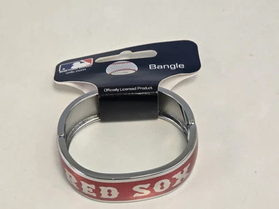 Game Time Boston Red Sox MLB Bracelet / Bangle Red Metal Sport Baseball New - Image 1 of 4