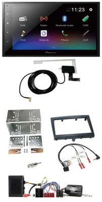 Pioneer DAB Lenkrad Bluetooth 2DIN USB Autoradio für Porsche Boxster 911 Cayman - Bild 1 von 4