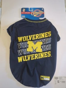 Pet First Michigan Wolverines Football Dog Jersey Sz L - Picture 1 of 4